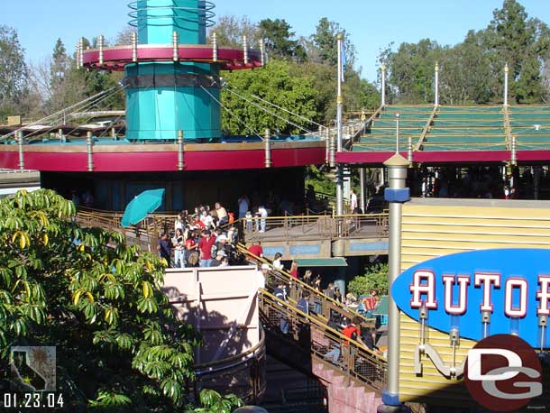 Autopia, with guest traffic flow reversed..