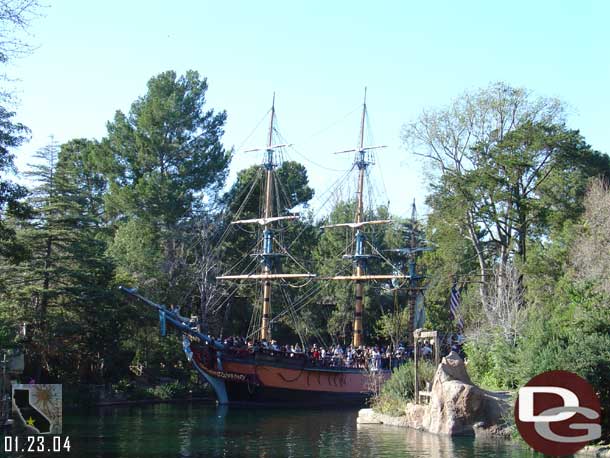 Its great to see the Columbia rounding the bend.