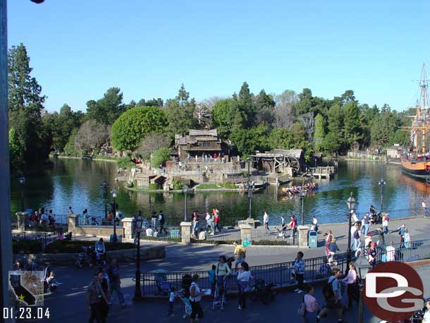 This is the view you would get for Fantasmic if you paid and did the balcony experience.