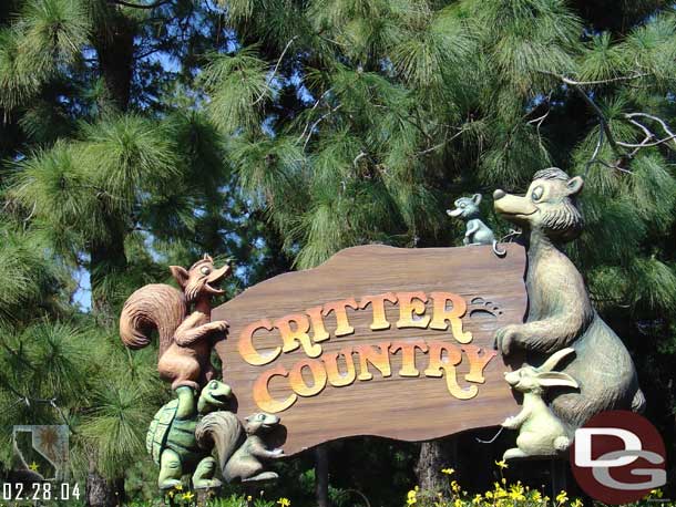 Off to Critter Country