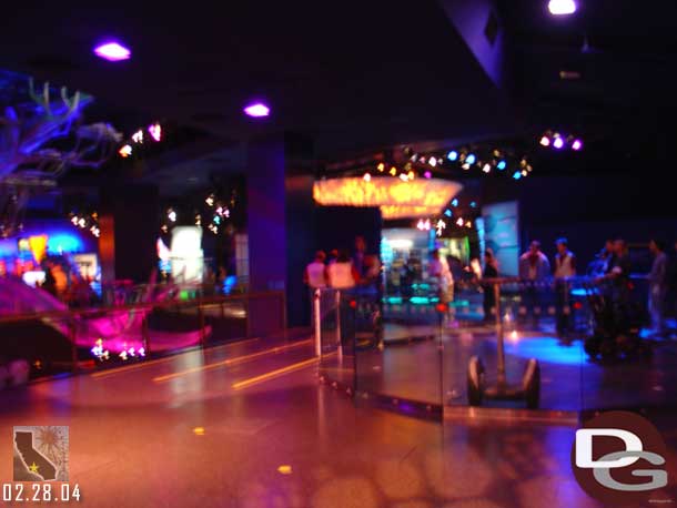 Segways in Innoventions... only two running and a long long line