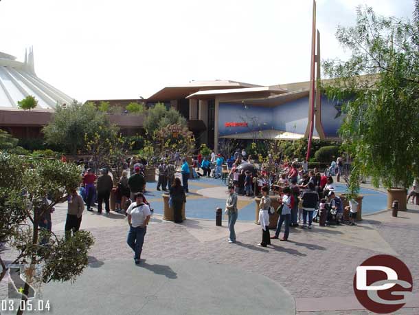 The acrobats out in  Tomorrowland