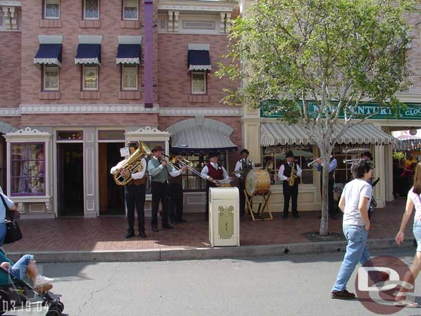 A band out on Main Street