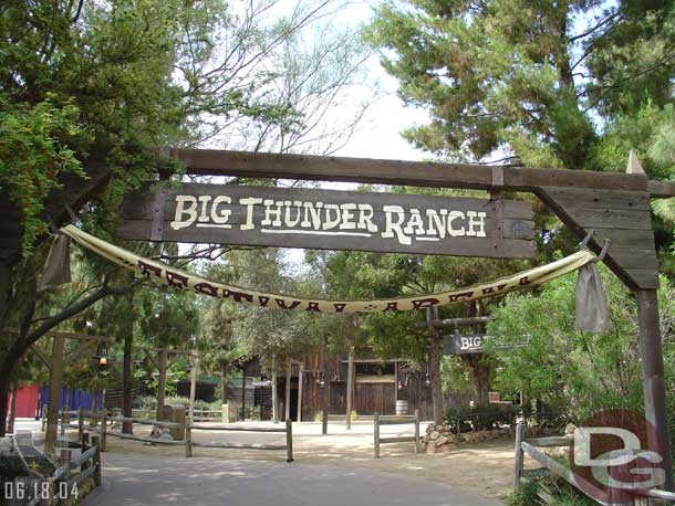 The walls are down at the Big Thunder Ranch