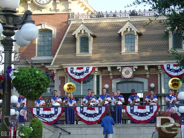 The College Band at the Flag Retreat