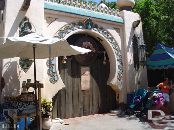 The Aladdin's Oasis is closed off too