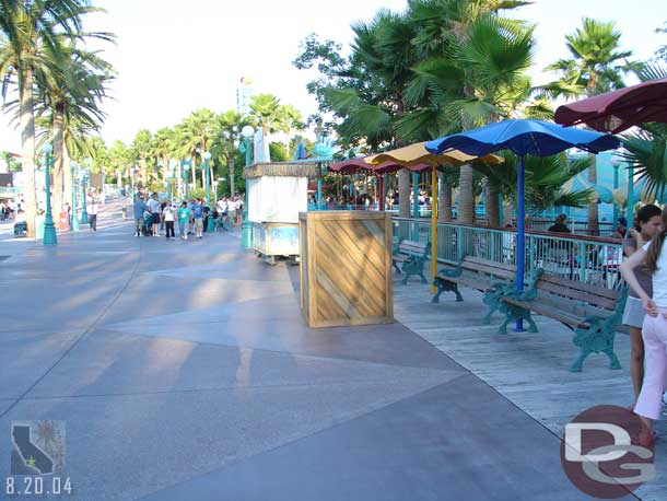 A light stand gone on the Pier