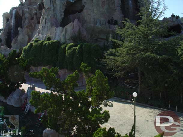 Now a series of shots from the monorail of the area around the Matterhorn.. some areas look complete others still had a ways to go.