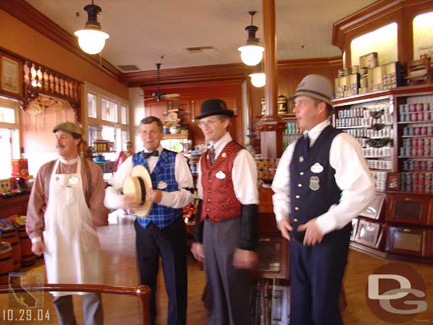 Some good ole singing on Main Street USA