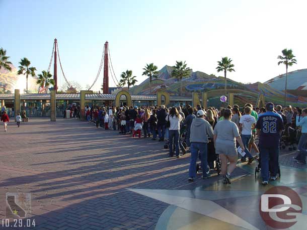 As we left this was the line to get in.. wow!