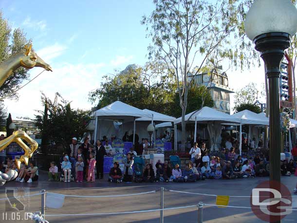 There were tents for Radio Stations set up by Small World