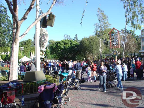 Wow a long line for Small World Holiday