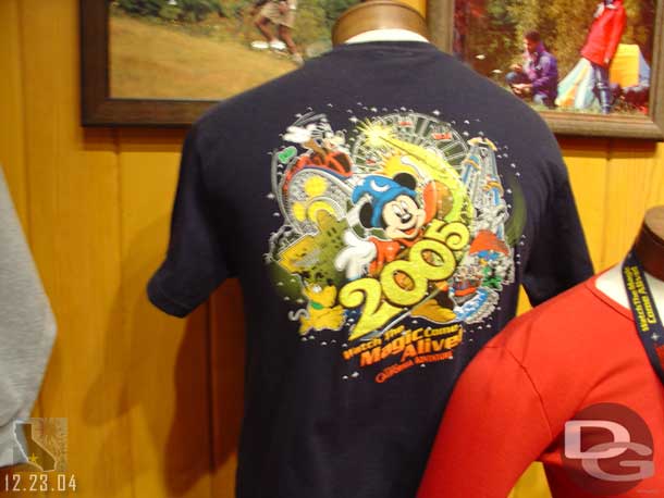 2005 merchandise is starting to be sold