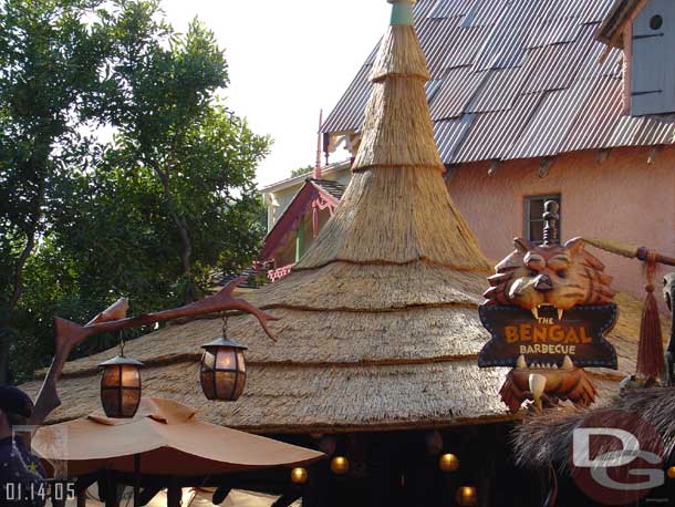 A couple shots of recently rehabed Adventureland buildings.