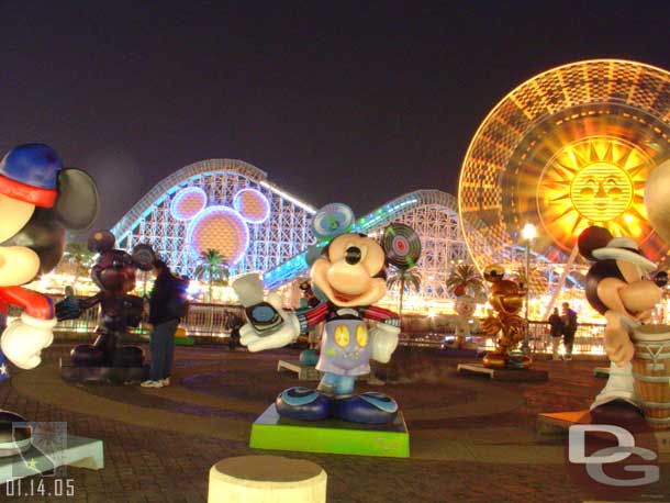 A night time shot of the Mickey's, remember the full update coming soon.