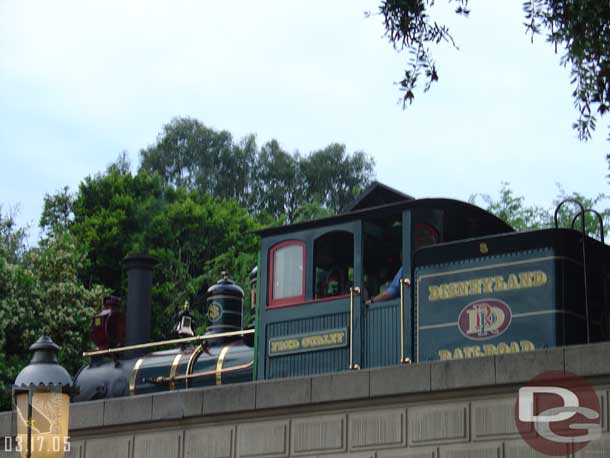 They were running one train on the track, it supposidly reopens Friday after the several month rehab and track replacement.