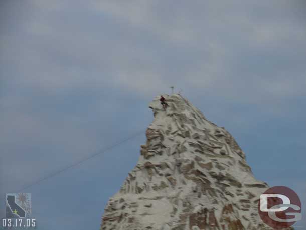 A Climber on the Matterhorn