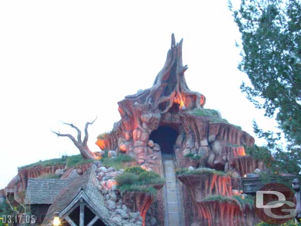 Splash Mountain was undergoing testing, it reopens Friday too.