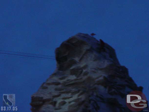 The Climber was still on the Matterhorn.