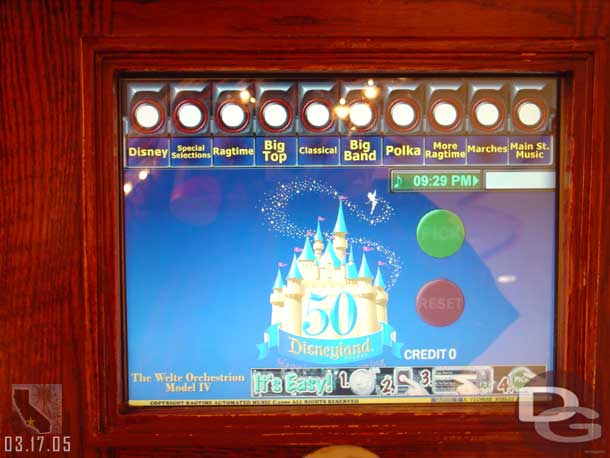 This was new to us, in the Penny Arcade at the player paino.