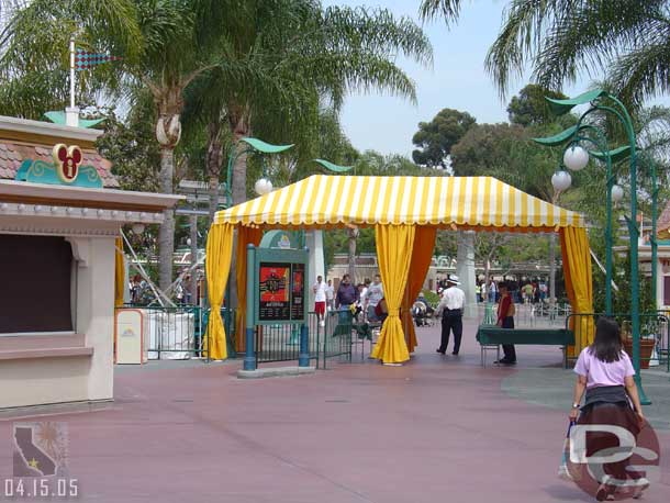 New security tents, still do not know why they invested in these verses more permanent structures like Disney World has.