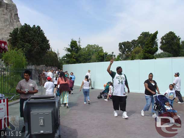 Walls are up around the sub lagoon