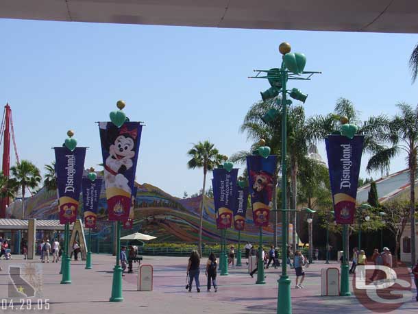 New banners in the Esplanade too