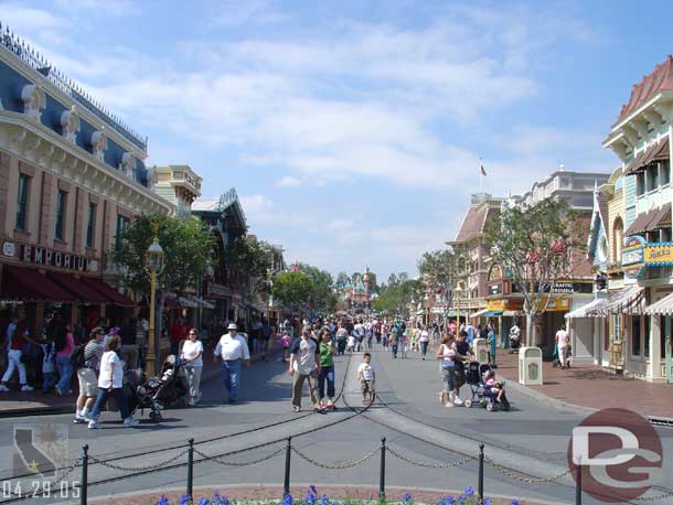 Looking Down Main Street