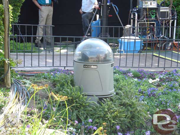 New light domes have been installed around the castle.