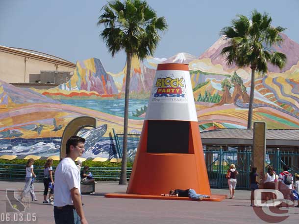 The cone by the DCA entrance was not working.