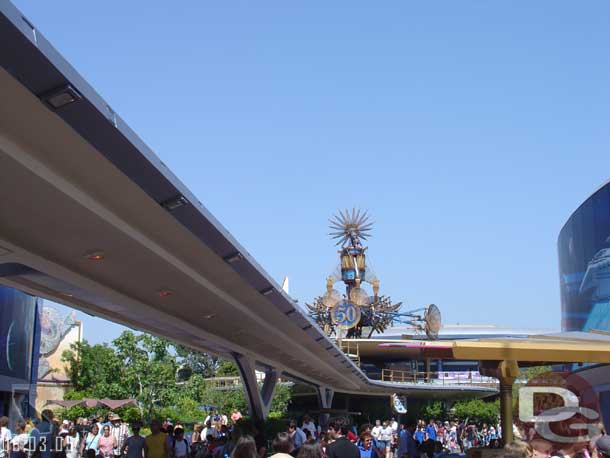 All the painting is done in Tomorrowland