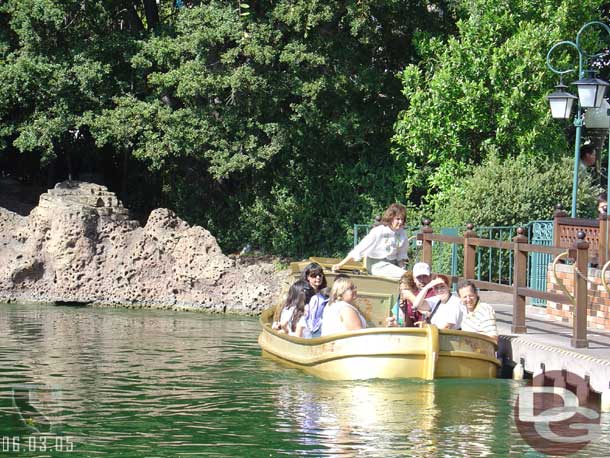 The golden Storybookland boat