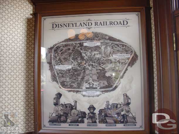 The new board in the train station, it works now to show where the trains are, also all 5 engines are listed