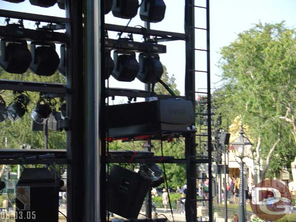 The barco projector is still on the Fantasmic light rig.. did anyone ever figure out why?