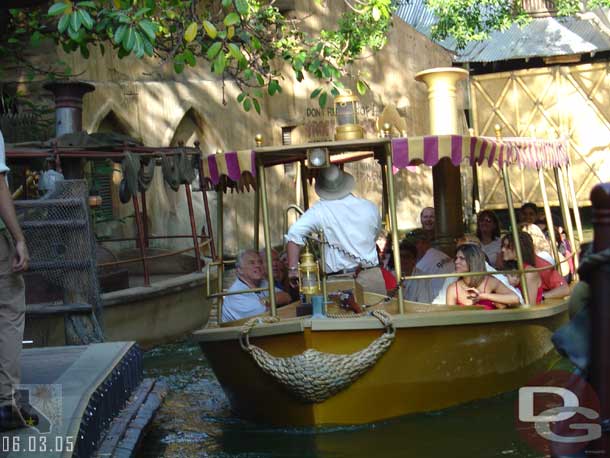 The golden Jungle boat, I missed it by one boat..