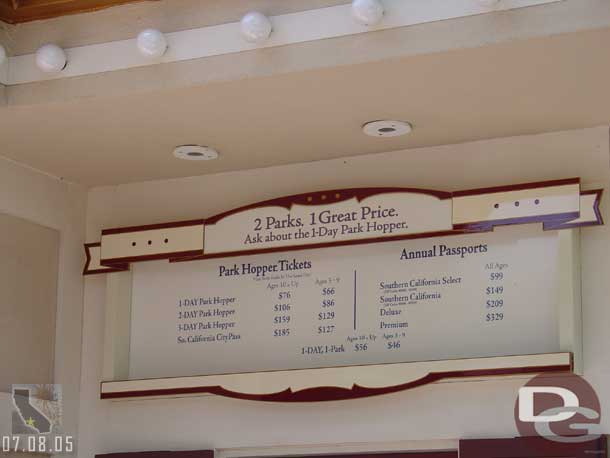 $76 for a one day park hopper now a days