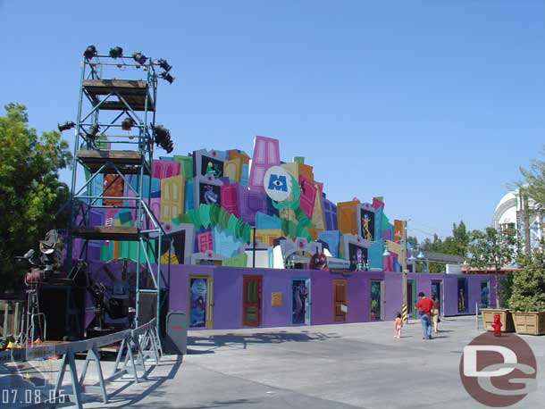 Not much progress on Monsters, maybe a couple more doors painted in since last trip