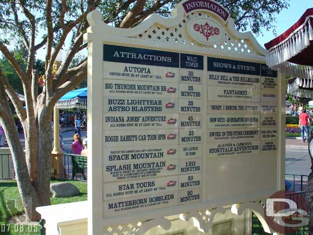 Kind of suprised they did not list the soft opening of Space Mountain on the board.