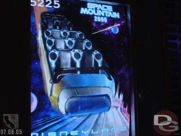 A picture of the new sleds for Space Mountain.. notice all the speakers