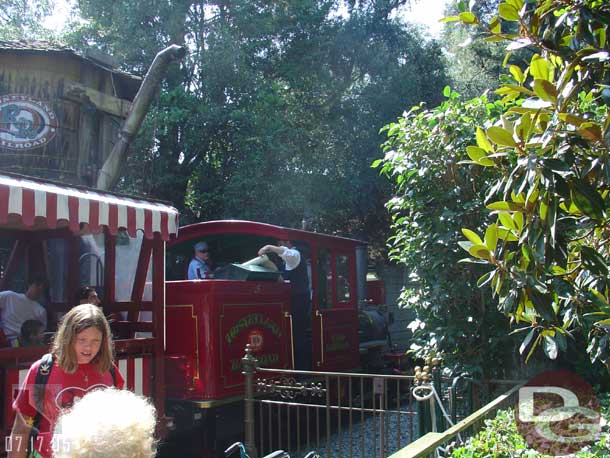 The Ward Kimball in the NOS station (this is the new Disneyland Locomotive)