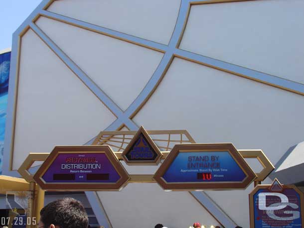 Wow no line for Star Tours..