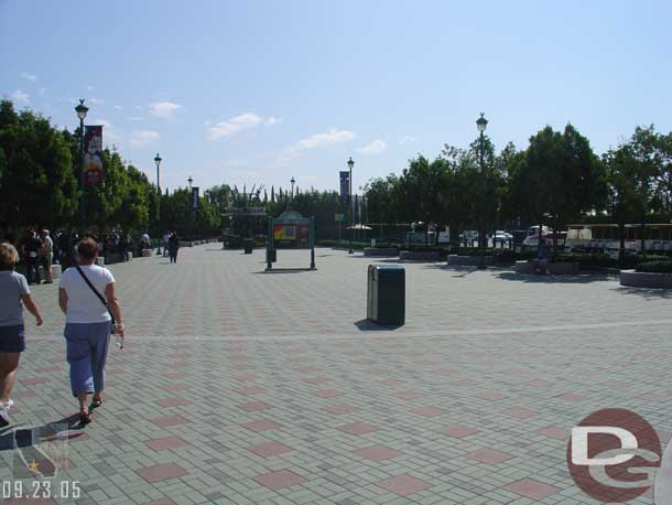 No giant cone, or even an ad at the Mickey and Friends garage, the map is uncovered for the time being