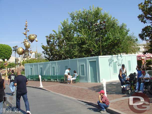 Some walls around the hub, they are working on the planters and trees to increase the viewing area for Remember acording to internet rumors.