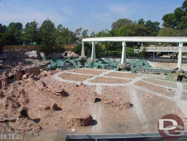 Work continues on the lagoon (be sure to check out our construction progress section in a day or two for a more complete look)