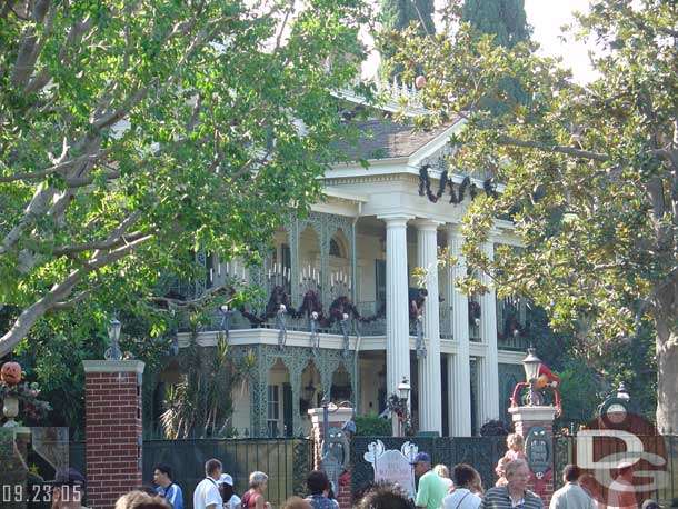 The annual transformation of the Haunted Mansion is well underway with the reopening only a little more than a week away.