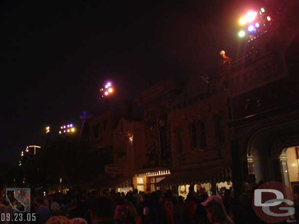 Kind of weird the lights on the Main Street buildings did not come back on after Remember.