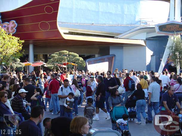 Stitch is back in Tomorrowland near Space Mountain