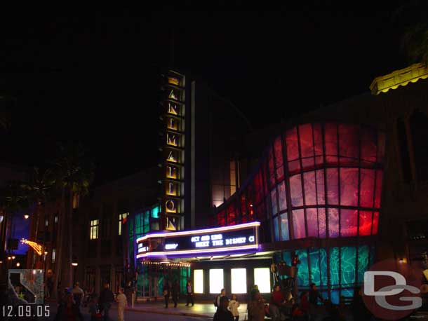 The Animation Building at night