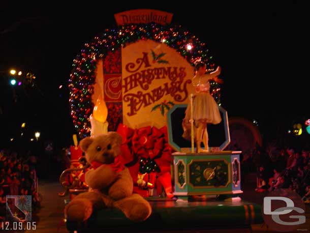 Now a series of shots from the Christmas Fantasy Parade