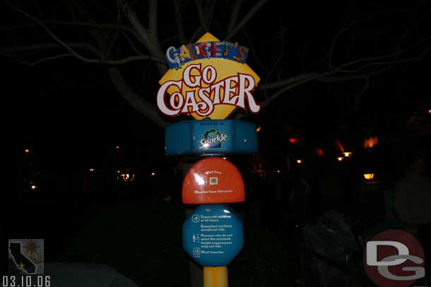 Noticed the Go Coaster now has a sponsor